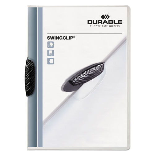 Swingclip Clear Report Cover, Swing Clip, 8.5 x 11, Clear/Clear, 5/Pack-(DBL226401)