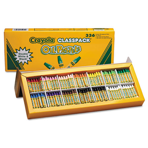 Oil Pastels,12 Assorted Colors, 336/Pack-(CYO524629)