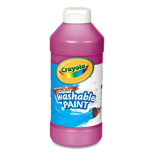 Washable Paint, Magenta, 16 oz Bottle-(CYO542016069)