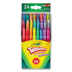 Twistables Mini Crayons, Assorted, 24/Pack-(CYO529824)
