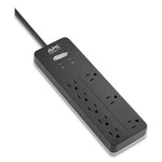 Home Office SurgeArrest Power Surge Protector, 8 AC Outlets, 6 ft Cord, 2,160 J, Black-(SEUPH8)