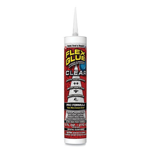 Flex Glue, Pro Formula, 9 oz, Dries Clear-(FSGGFSCLRR09)