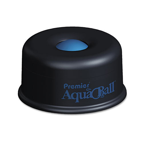 AquaBall Floating Ball Envelope Moistener, 1.25" x 1.25" x 5.38", Black/Blue-(PREAQ701G)