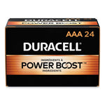Power Boost CopperTop Alkaline AAA Batteries, 24/Box-(DURMN2400B24000)