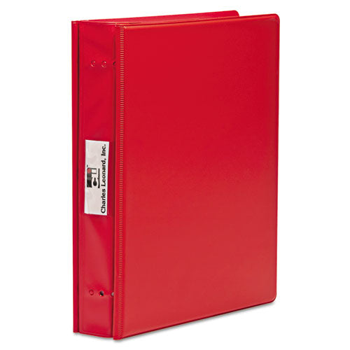 VariCap Expandable Binder, 2 Posts, 6" Capacity, 11 x 8.5, Red-(LEO61603)