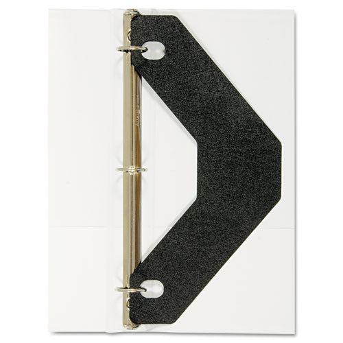 Triangle Shaped Sheet Lifter for Three-Ring Binder, Black, 2/Pack-(AVE75225)