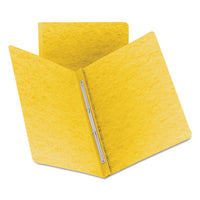 Prong Fastener Premium Pressboard Report Cover, Two-Piece Prong Fastener, 3" Capacity, 8.5 x 11, Yellow/Yellow-(SMD81852)