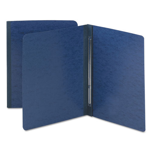 Prong Fastener Pressboard Report Cover, Two-Piece Prong Fastener, 3" Capacity, 8.5 x 11, Dark Blue/Dark Blue-(SMD81351)