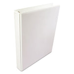 A4 International Round Ring View Binder, 4 Rings, 3" Capacity, 11.63 x 8.13, White-(WLJ40833)