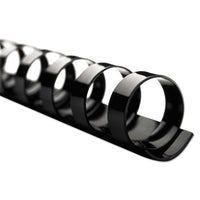 CombBind Standard Spines, 1 1/2" Diameter, 330 Sheet Capacity, Black, 100/Box-(GBC4200010)