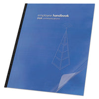 Clear View Presentation Covers for Binding Systems, Clear, 11.25 x 8.75, Unpunched, 100/Box-(GBC2000036)