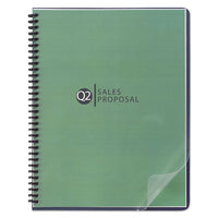 Design View Poly Presentation Covers for Binding Systems, Clear Lined, 11.25 x 8.75, Unpunched, 25/Pack-(SWI2514500)