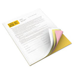 Vitality Multipurpose Carbonless 4-Part Paper, 8.5 x 11, Goldenrod/Pink/Canary/White, 5,000/Carton-(XER3R12856)