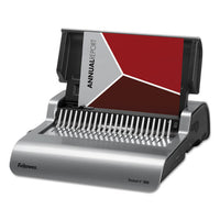 Quasar 500 Electric Comb Binding System, 500 Sheets, 16.88 x 15.38 x 5.13, Metallic Gray-(FEL5216901)