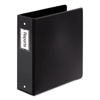 Premier Easy Open Locking Round Ring Binder, 3 Rings, 3" Capacity, 11 x 8.5, Black-(CRD18842)