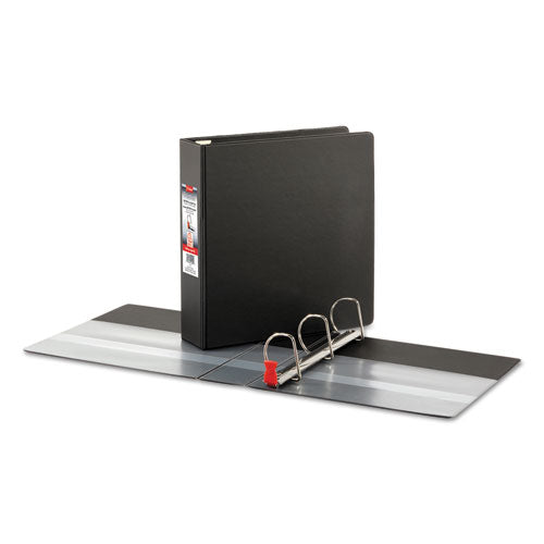 Premier Easy Open Locking Slant-D Ring Binders, 3 Rings, 2" Capacity, 11 x 8.5, Black-(CRD18732)