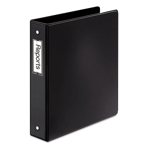 Premier Easy Open Locking Round Ring Binder, 3 Rings, 1.5" Capacity, 11 x 8.5, Black-(CRD18822)