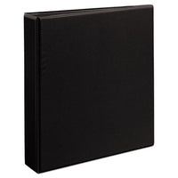 Durable View Binder with DuraHinge and EZD Rings, 3 Rings, 1.5" Capacity, 11 x 8.5, Black, (9400)-(AVE09400)