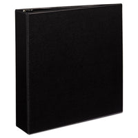 Durable Non-View Binder with DuraHinge and Slant Rings, 3 Rings, 2" Capacity, 11 x 8.5, Black-(AVE27550)