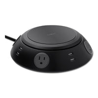 Meeting Room Power Center, 4 AC Outlets/8 USB Ports, 6 ft Cord, 1,080 J, Black-(BLKB2E031TT06)