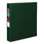 Durable Non-View Binder with DuraHinge and Slant Rings, 3 Rings, 1.5" Capacity, 11 x 8.5, Green-(AVE27353)