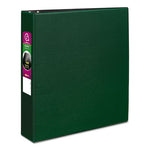 Durable Non-View Binder with DuraHinge and Slant Rings, 3 Rings, 2" Capacity, 11 x 8.5, Green-(AVE27553)