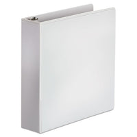 Economy Round Ring View Binder, 3 Rings, 2" Capacity, 11 x 8.5, White-(OFF82235)