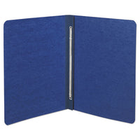 PRESSTEX Report Cover with Tyvek Reinforced Hinge, Side Bound, Two-Piece Prong Fastener, 3" Capacity, 8.5 x 11, Dark Blue-(ACC25073)