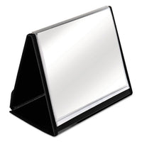 ShowFile Horizontal Display Easel, 20 Letter-Size Sleeves, Black-(CRD52132)