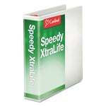 Speedy XtraLife Non-Stick Locking Slant-D Ring Binder, 3 Rings, 2" Capacity, 11 x 8.5, White-(CRD59120)