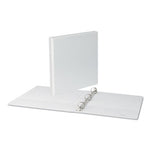 Slant D-Ring View Binder, 3 Rings, 1" Capacity, 11 x 8.5, White-(UNV20742)