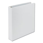 Earths Choice Plant-Based D-Ring View Binder, 3 Rings, 1.5" Capacity, 11 x 8.5, White-(SAM16957)