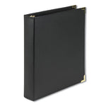 Classic Collection Ring Binder, 3 Rings, 1.5" Capacity, 11 x 8.5, Black-(SAM15150)