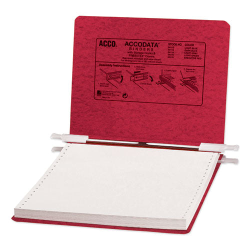 PRESSTEX Covers with Storage Hooks, 2 Posts, 6" Capacity, 9.5 x 11, Executive Red-(ACC54119)