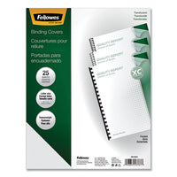 Futura Presentation Covers for Binding Systems, Frost, 11 x 8.5, Unpunched, 25/Pack-(FEL5224301)