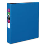 Durable Non-View Binder with DuraHinge and Slant Rings, 3 Rings, 1.5" Capacity, 11 x 8.5, Blue-(AVE27351)