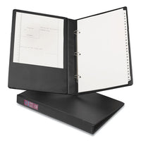 Legal Durable Non-View Binder with Round Rings, 3 Rings, 1" Capacity, 14 x 8.5, Black, (6400)-(AVE06400)