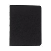 Pressboard Report Cover with Tyvek Reinforced Hinge, Two-Piece Prong Fastener, 3" Capacity, 8.5 x 11, Black/Black-(ACC25971)