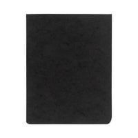 PRESSTEX Report Cover with Tyvek Reinforced Hinge, Top Bound, Two-Piece Prong Fastener, 2" Capacity, 8.5 x 11, Black/Black-(ACC17021)