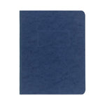 Pressboard Report Cover with Tyvek Reinforced Hinge, Two-Piece Prong Fastener, 3" Capacity, 8.5 x 11, Dark Blue/Dark Blue-(ACC25973)