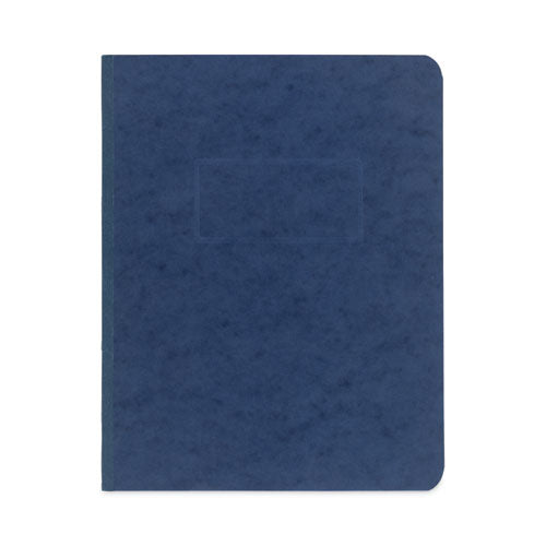 Pressboard Report Cover with Tyvek Reinforced Hinge, Two-Piece Prong Fastener, 3" Capacity, 8.5 x 11, Dark Blue/Dark Blue-(ACC25973)