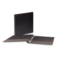 Slant D-Ring View Binder, 3 Rings, 0.5" Capacity, 11 x 8.5, Black-(UNV20701)