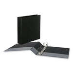 Slant D-Ring View Binder, 3 Rings, 2" Capacity, 11 x 8.5, Black, 6/Carton-(UNV20745PK)