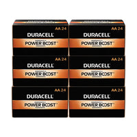 Power Boost CopperTop Alkaline AA Batteries, 144/Carton-(DURMN1500BKD)