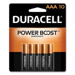 Power Boost CopperTop Alkaline AAA Batteries, 10/Pack-(DURMN2400B10Z)