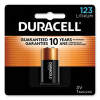 Specialty High-Power Lithium Battery, 123, 3 V-(DURDL123ABPK)