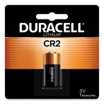 Specialty High-Power Lithium Battery, CR2, 3 V-(DURDLCR2BPK)