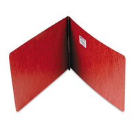 Pressboard Report Cover with Tyvek Reinforced Hinge, Two-Piece Prong Fastener, 2" Capacity, 8.5 x 14, Red/Red-(ACC19928)